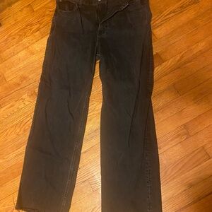 Abercrombie & Fitch Black Wide leg Jeans